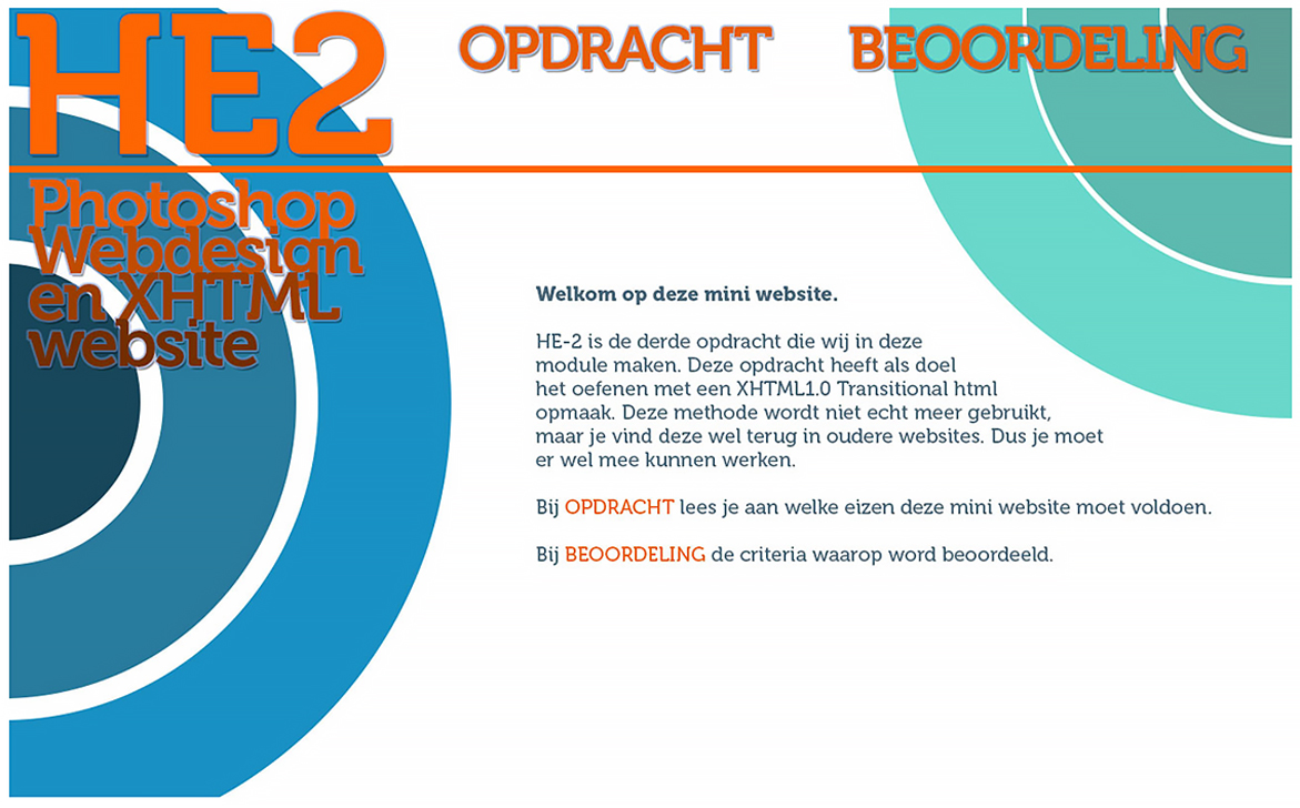 Website met old skool tabellen
