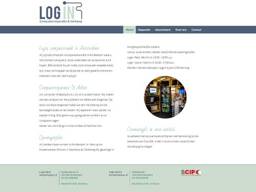 Redesign LoginPc website