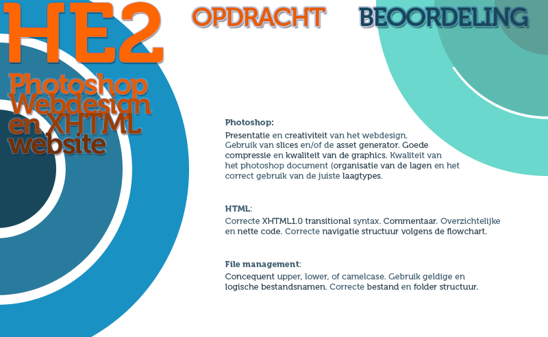 sanna's he2-xhtml beoordelings voorwaarden